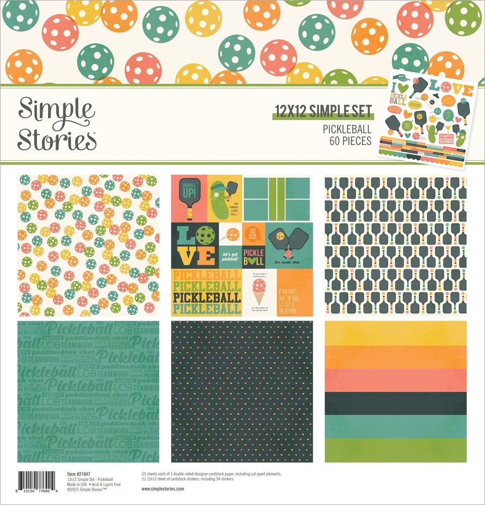 Pickleball 12x12 Simple Set