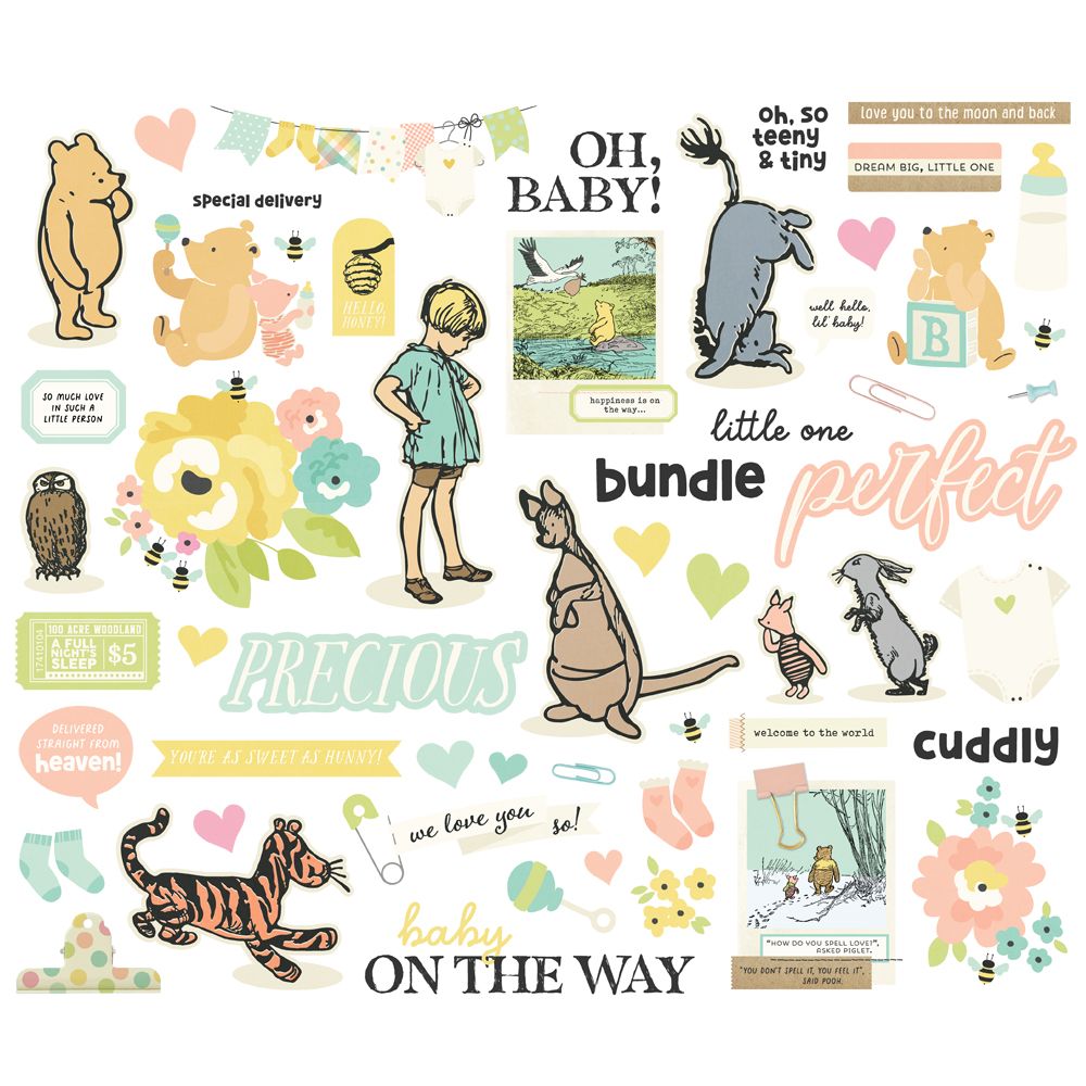 Simple Stories Say Cheese Classic Pooh Baby Bits & Pieces