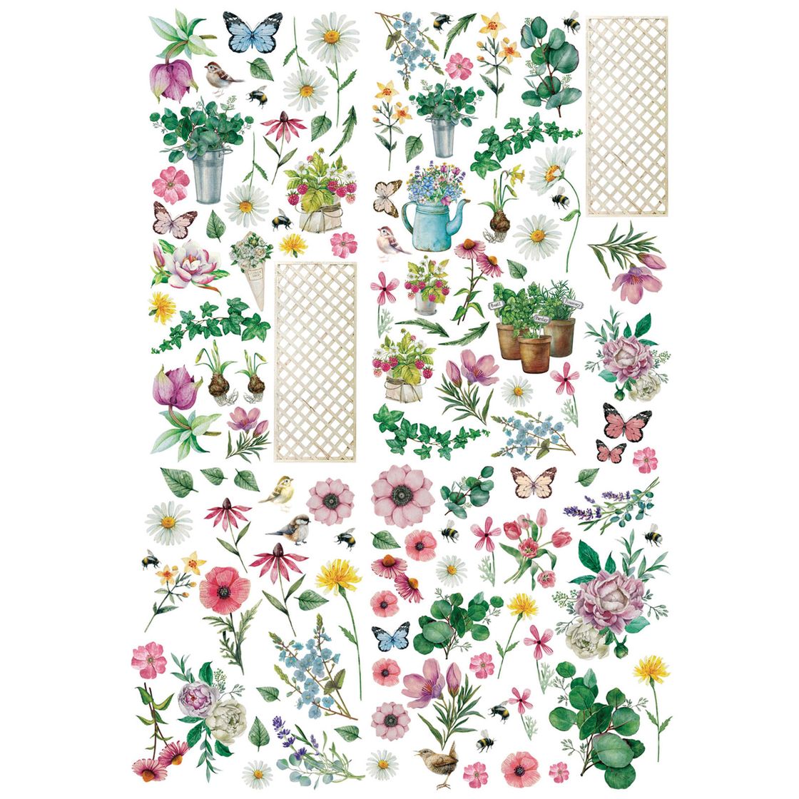 From The Garden Laser Cut Wildflowers