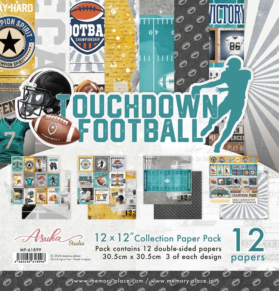 Touchdown Football 12x12 Collection Paper Pack