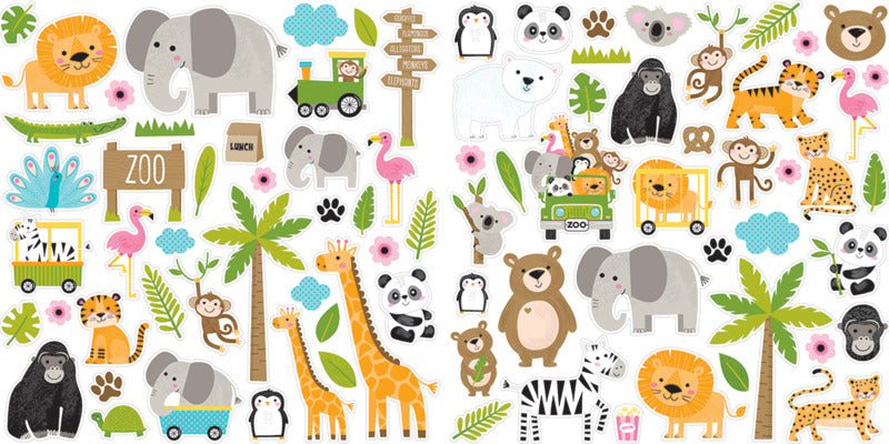 Bella Blvd Ephemera Icons - Zoo Day