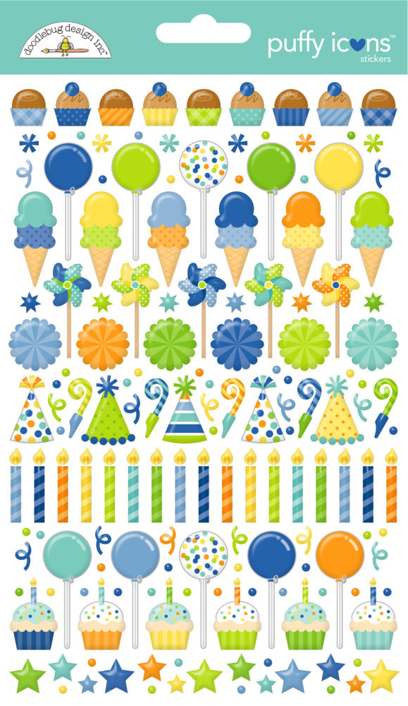 Doodlebug Design Inc. Puffy Icons - Balloons & Banners