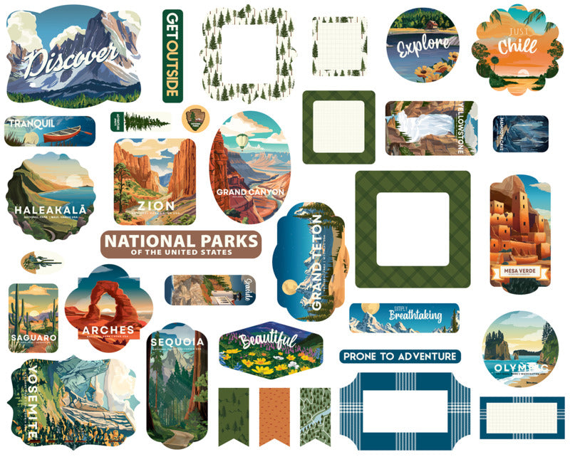 Carta Bella National Parks No 2 Ephemera