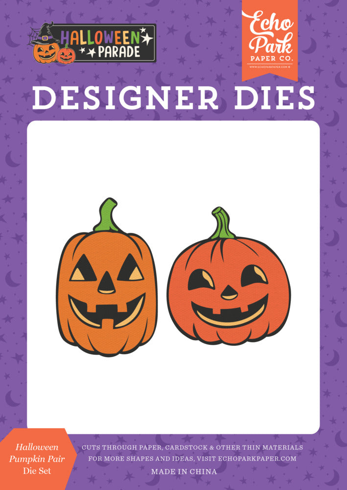 Echo Park - Die, Halloween Parade - Halloween Pumpkin Pair