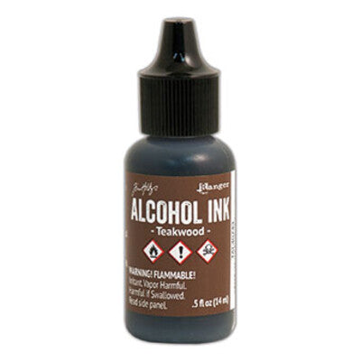 Tim Holtz Alcohol Ink, Teakwood