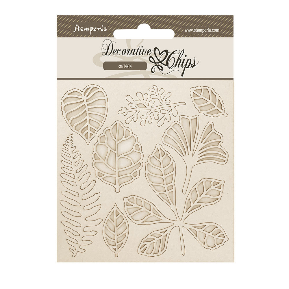 Decorative Chips, Herbarium Silvae - Leaves