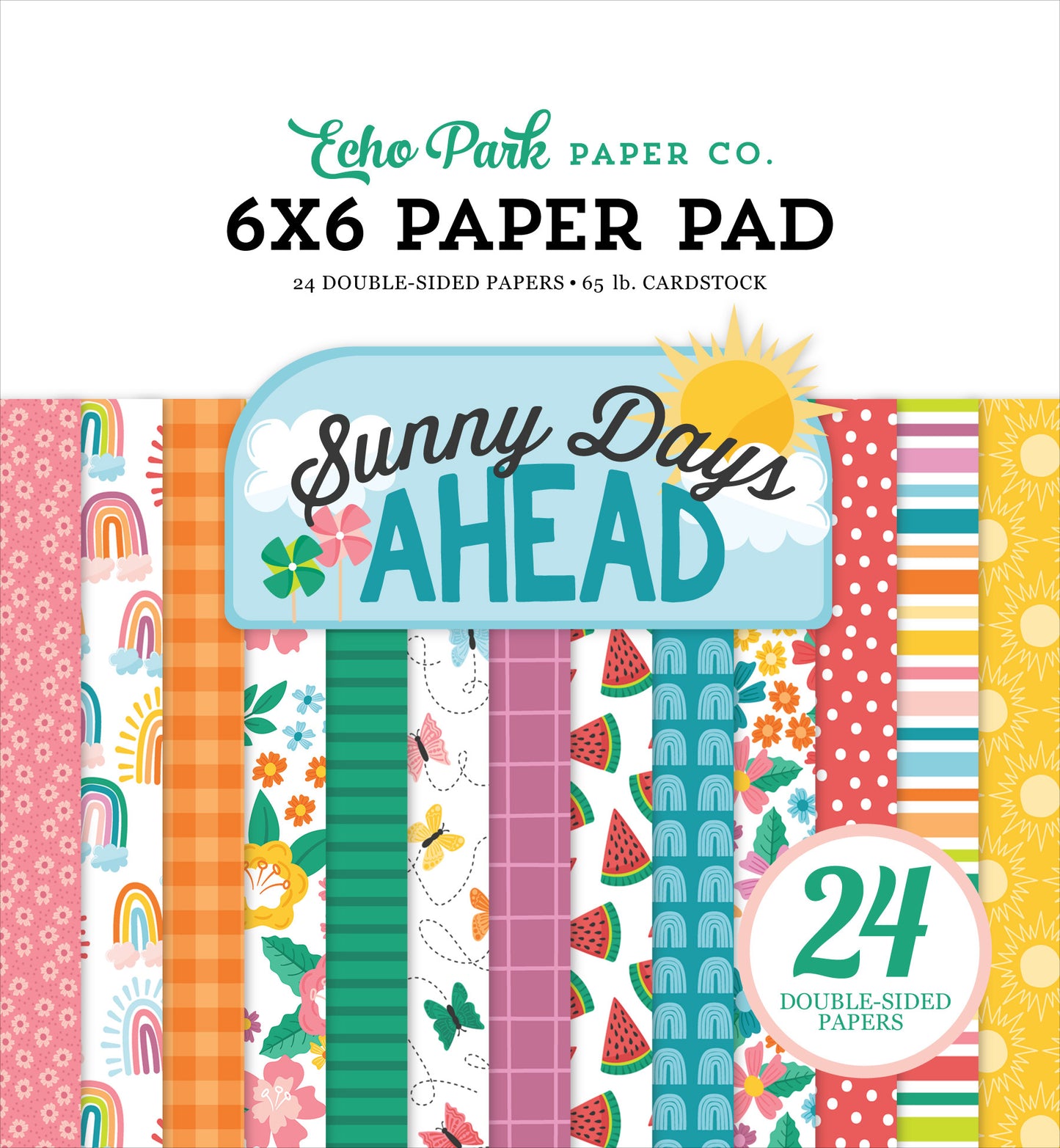 Echo Park Sunny Days Ahead 6x6 Paper Pack