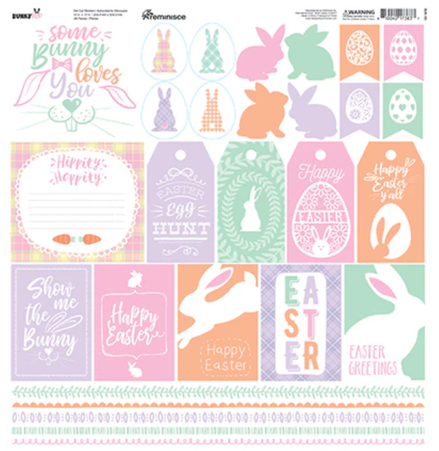 Bunny Hop Sticker Sheet