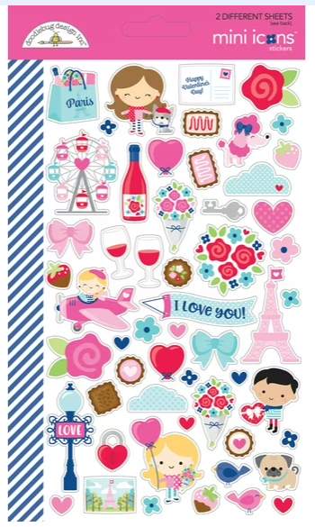 Doodlebug French Kiss Mini Icons