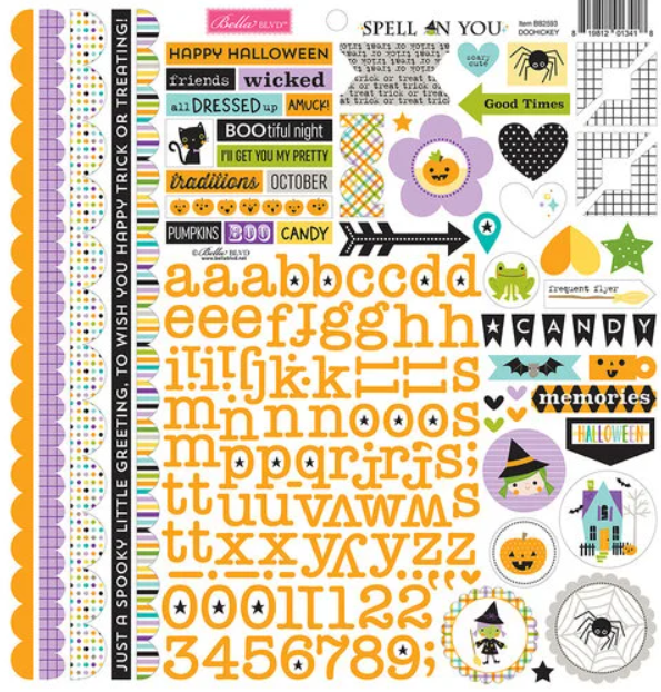 Bella Blvd Spell on You Sticker Sheet