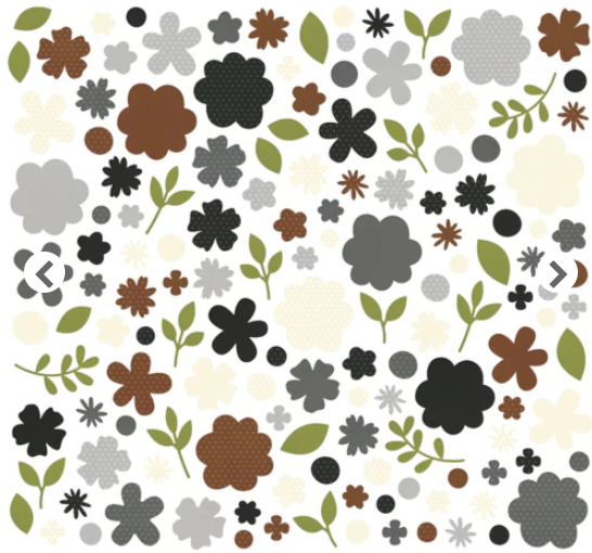 Simple Stories Color Vibe Flower Bits - Basics