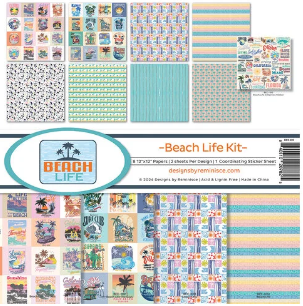 Reminisce Beach Life Kit - 12x12