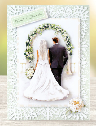 Die Cut Decoupage – Bride & Groom (pack of 3)
