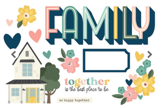 Simple Stories Page Pieces - Family