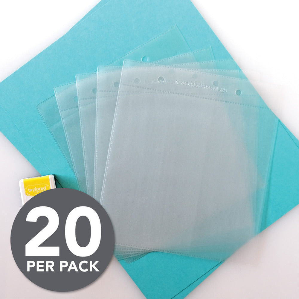 Simple Storage 6X6 Binder with 2 Sleeves