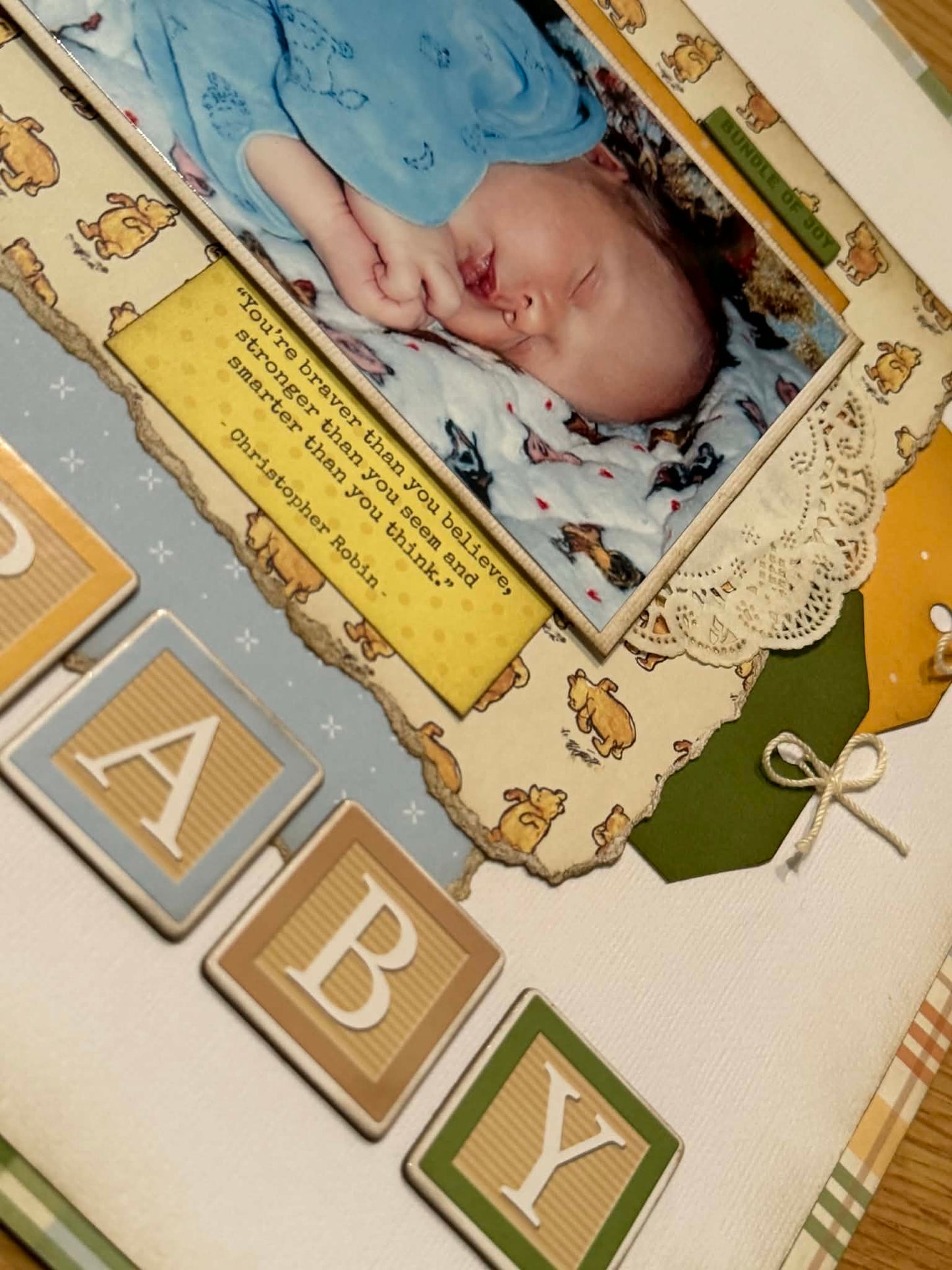 Winnie the Pooh Baby Page Kit