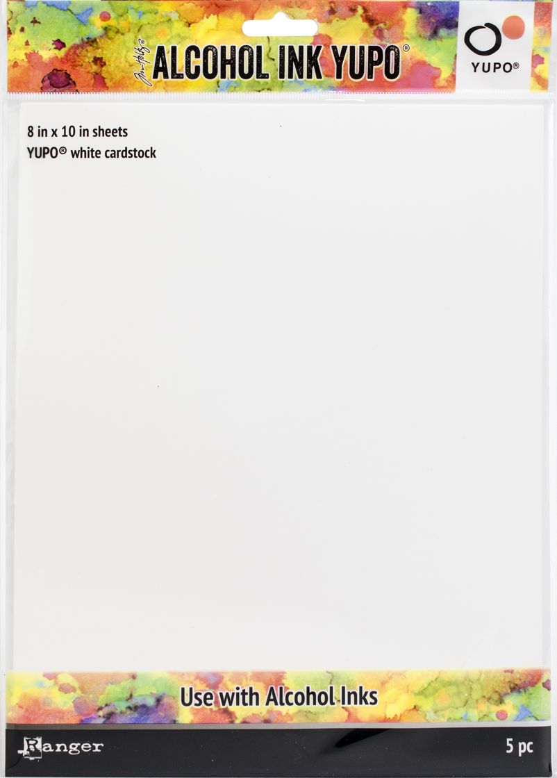 Tim Holtz Alcohol Ink White Yupo Paper 86lb