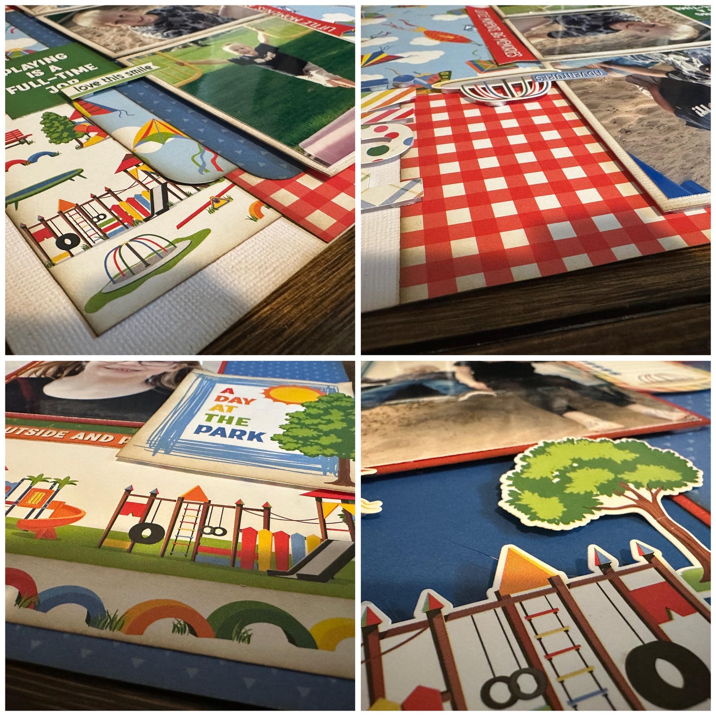 Go Outside and Play Scrapbook Kit - 6 Page Layout