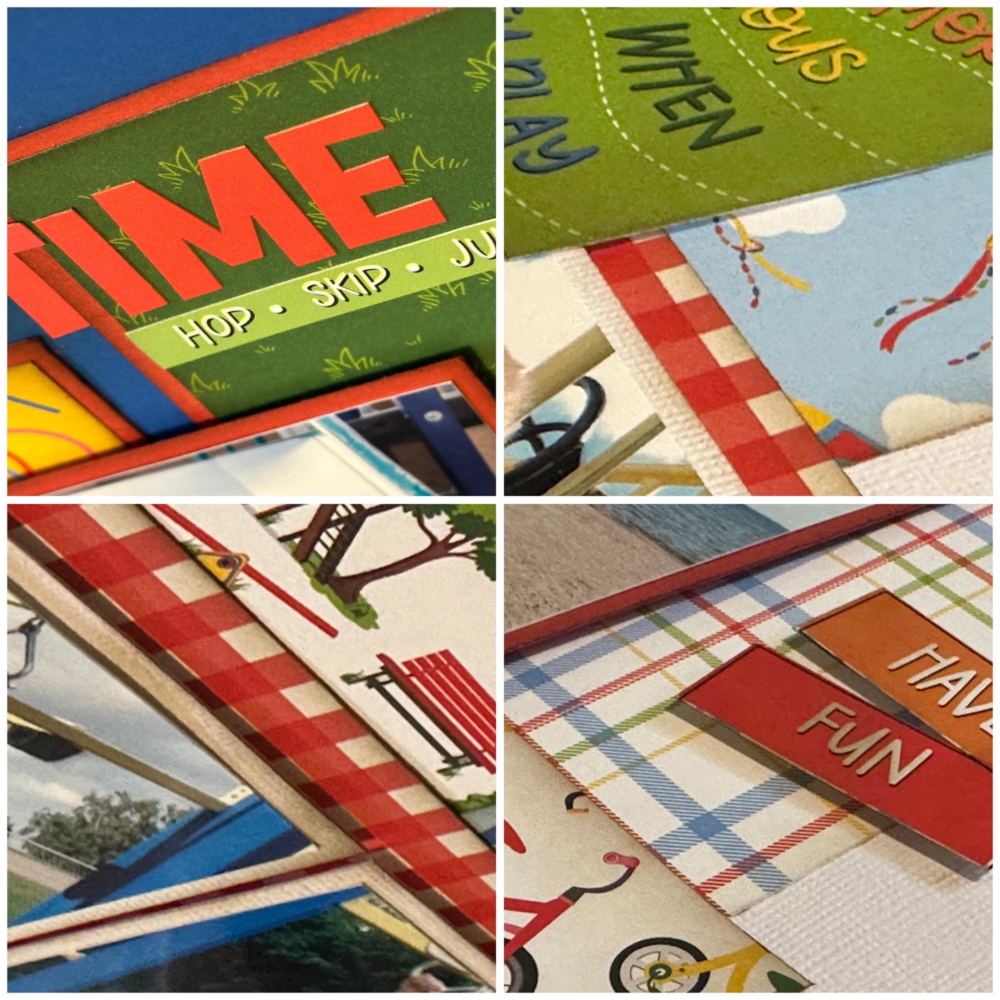 Go Outside and Play Scrapbook Kit - 6 Page Layout