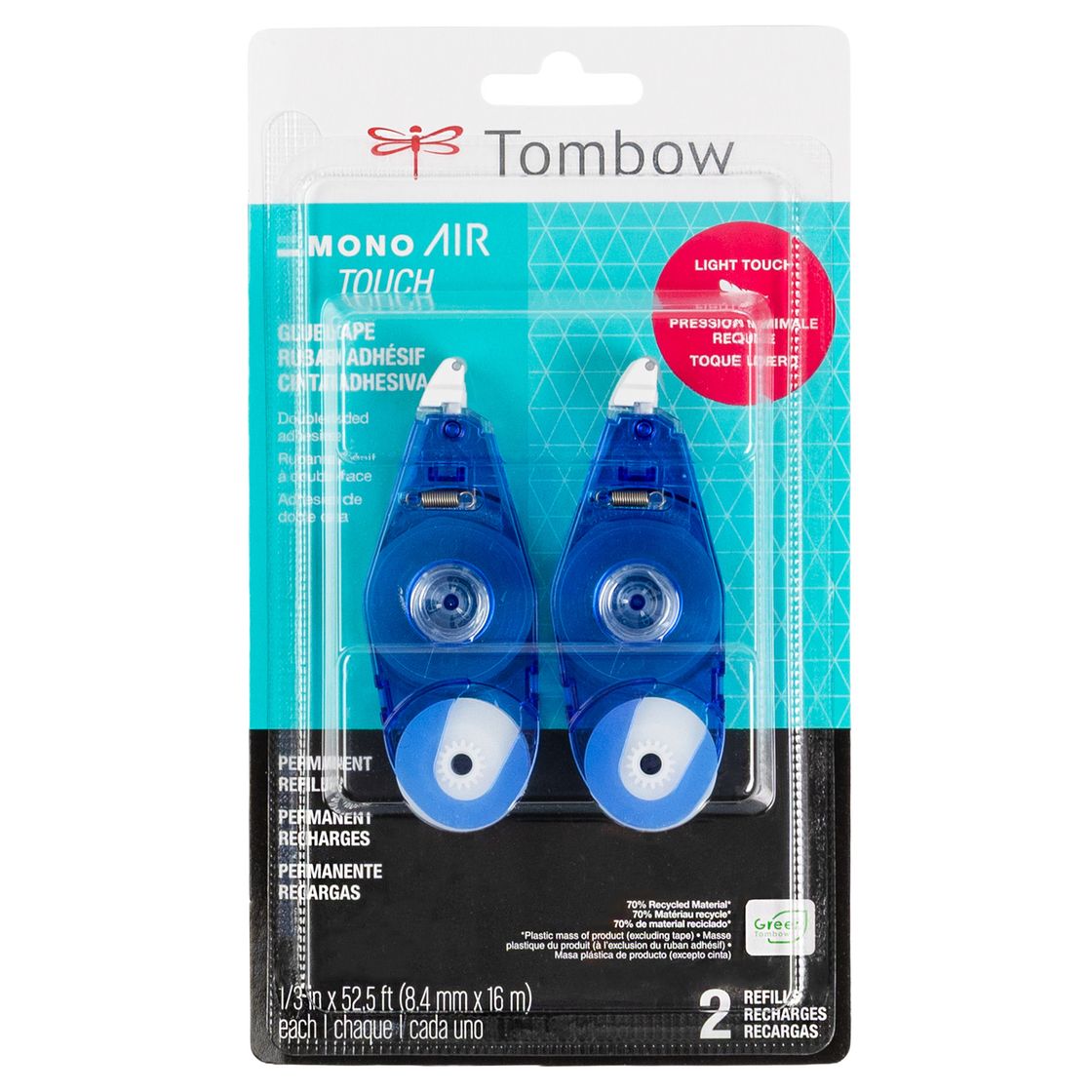 Tombow MONO Air Touch Refill 2/Pkg