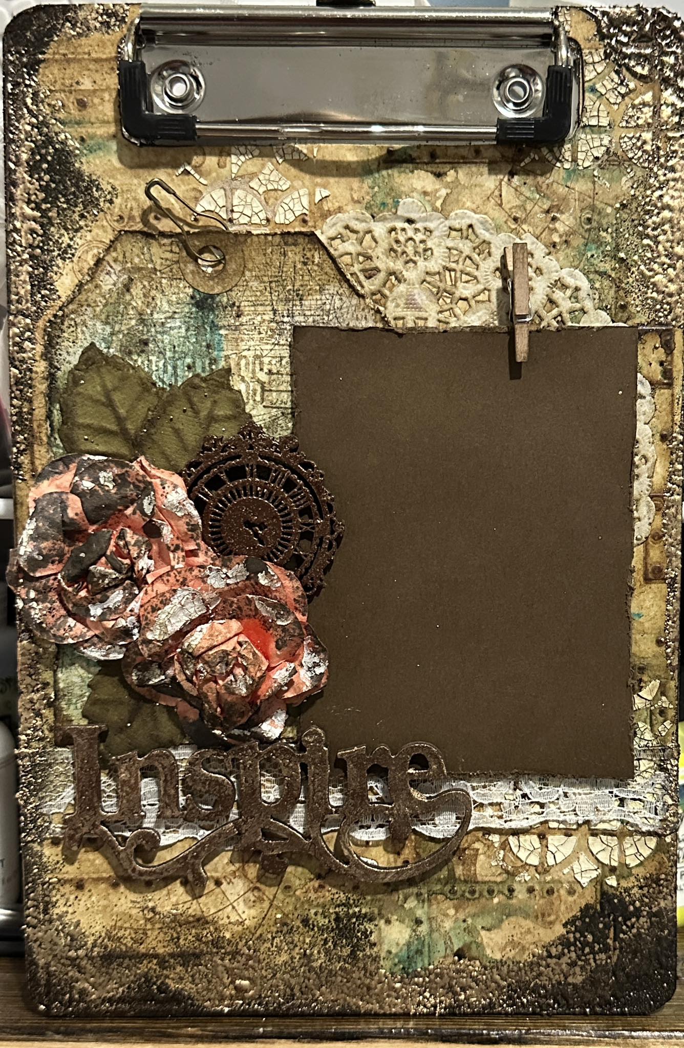 Mixed Media Mini Clipboard 6" x 9"