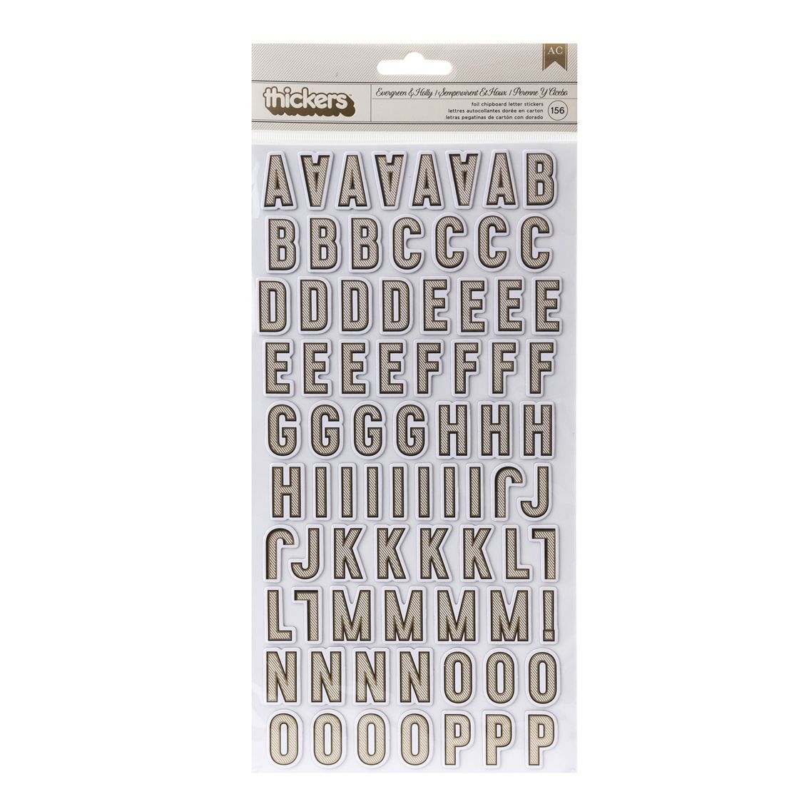 Vicki Boutin Evergreen & Holly Thickers Stickers 156/Pkg