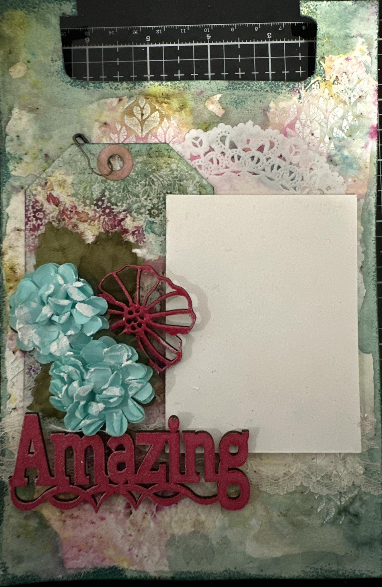 Mixed Media Mini Clipboard 6" x 9"