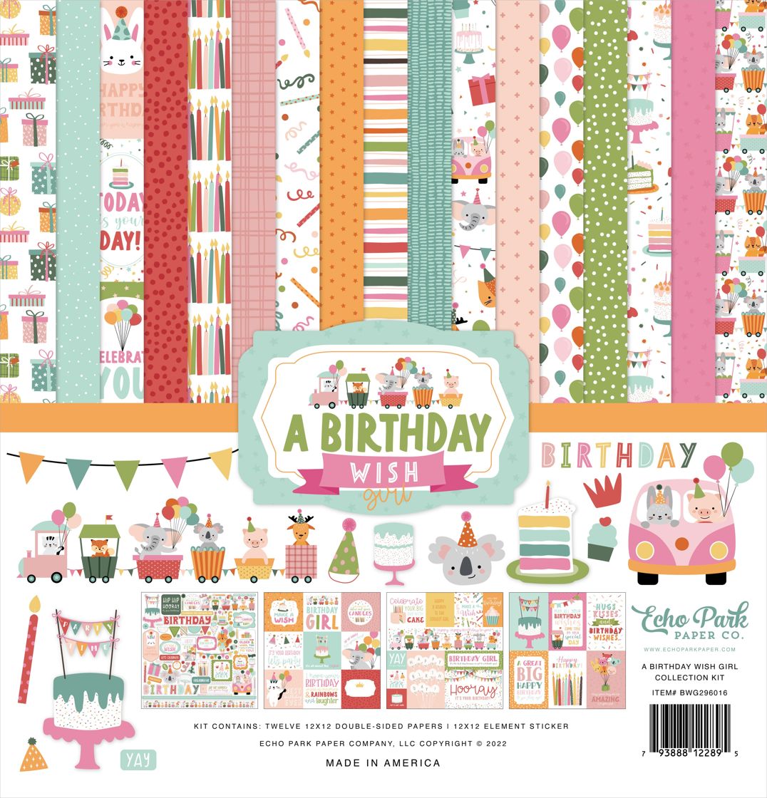 A Birthday Wish Girl 12 x 12 Collection Kit