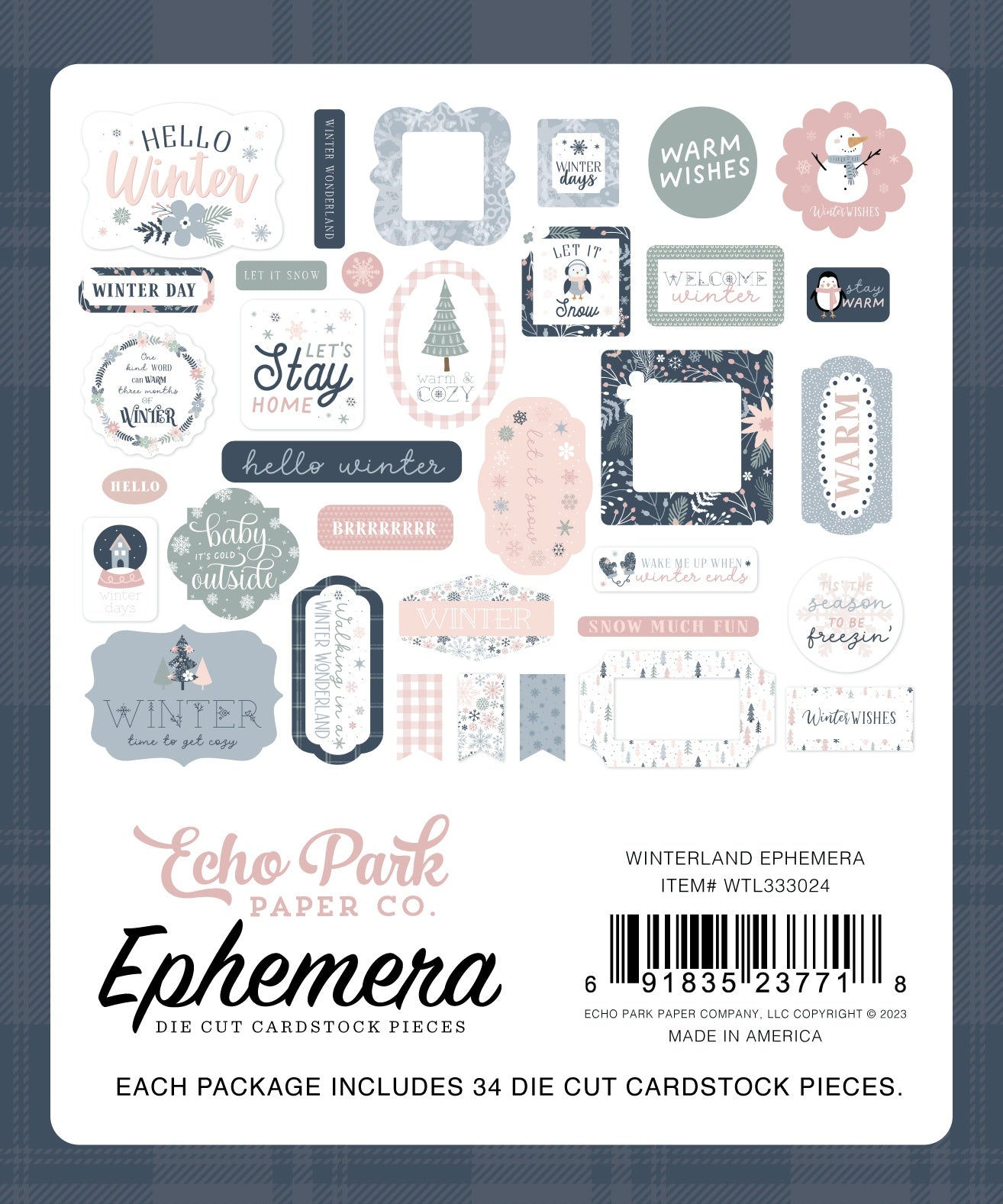 Echo Park Winterland Ephemera