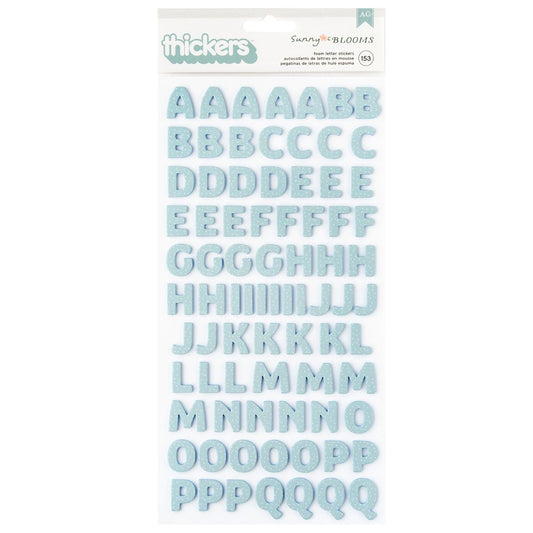 Pebbles Sunny Bloom Thickers Stickers 153/Pkg