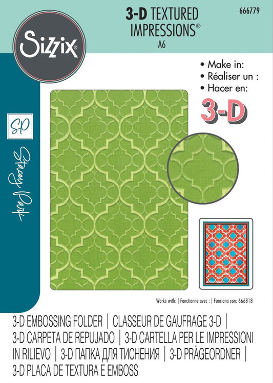 Textures From Afar Textured Impressions 3D Embossing Folder By Stacey Park