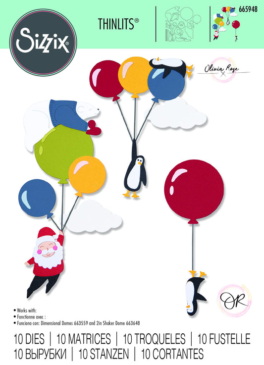 Sizzix Festive Sky Party Die set, 665948