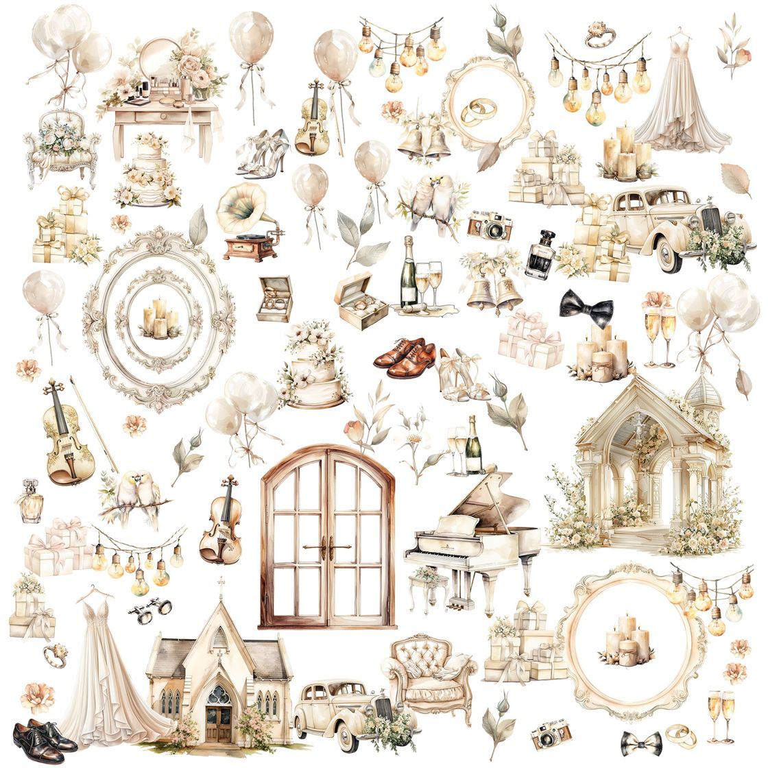 One Perfect Day Laser Cut Elements