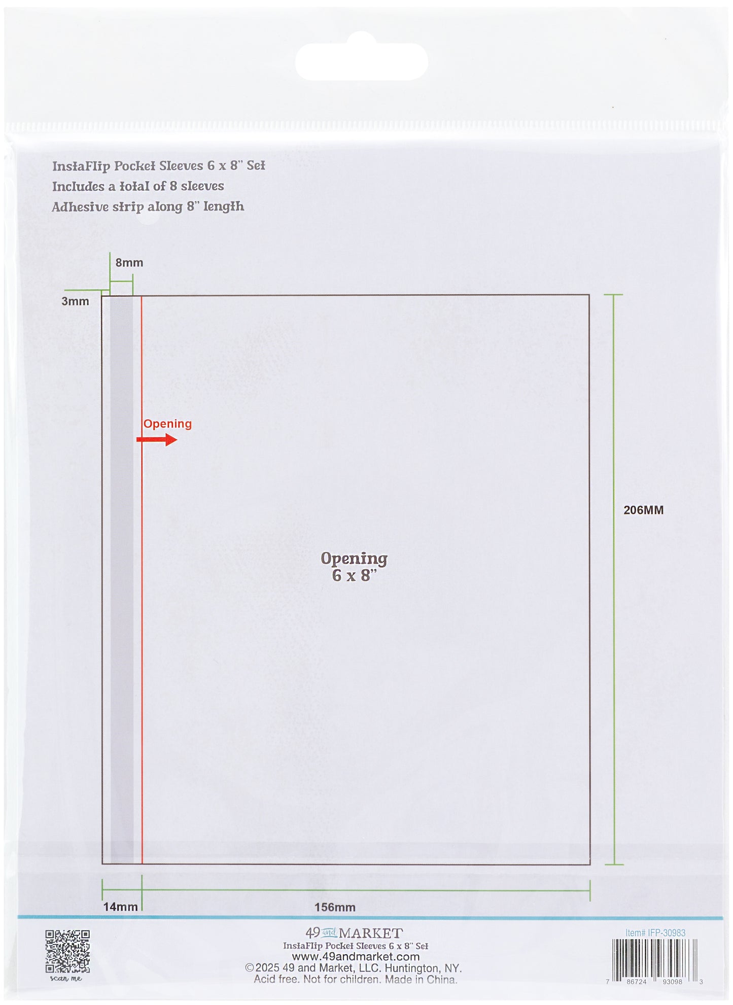 49 & Market Instaflip Pocket Page 6x8 Refills