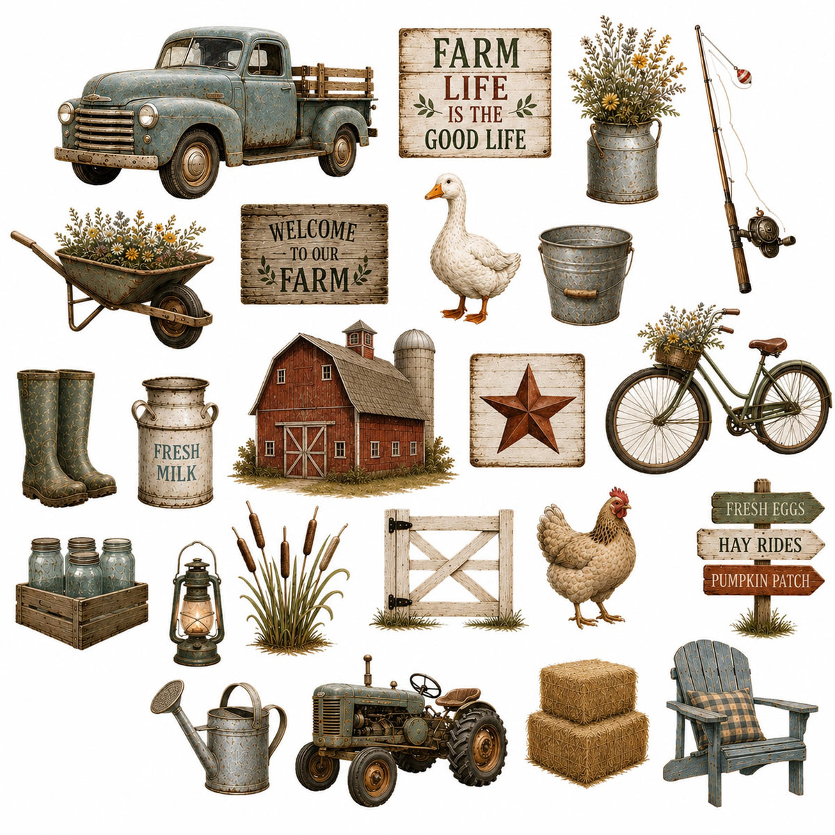 Prairie Paper Studio - Country Mile Memories Ephemera 4