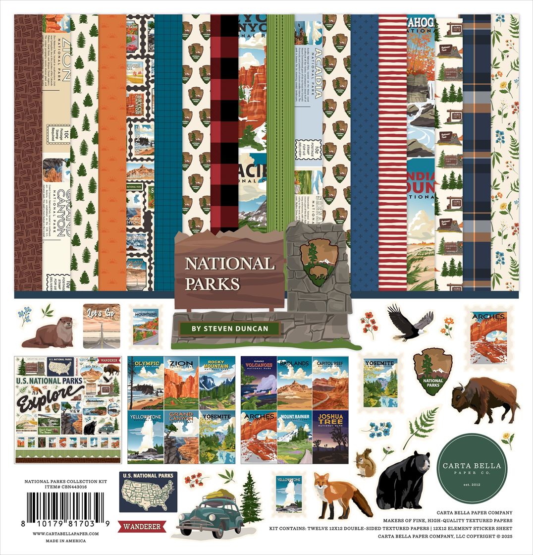 Carta Bella National Parks 12x12 Collection Kit