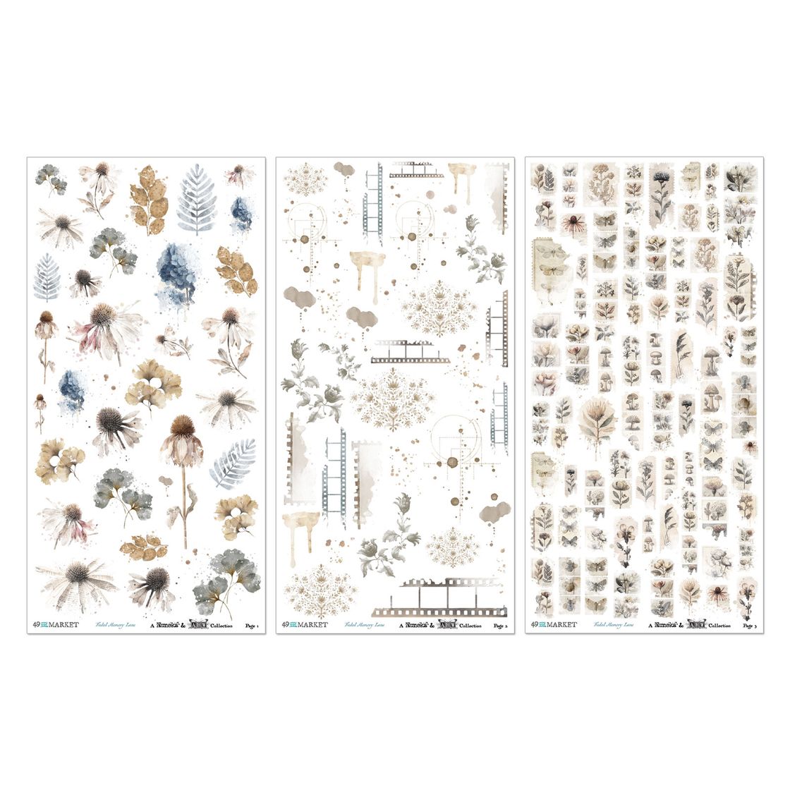 Faded Memory Lane Rub ons