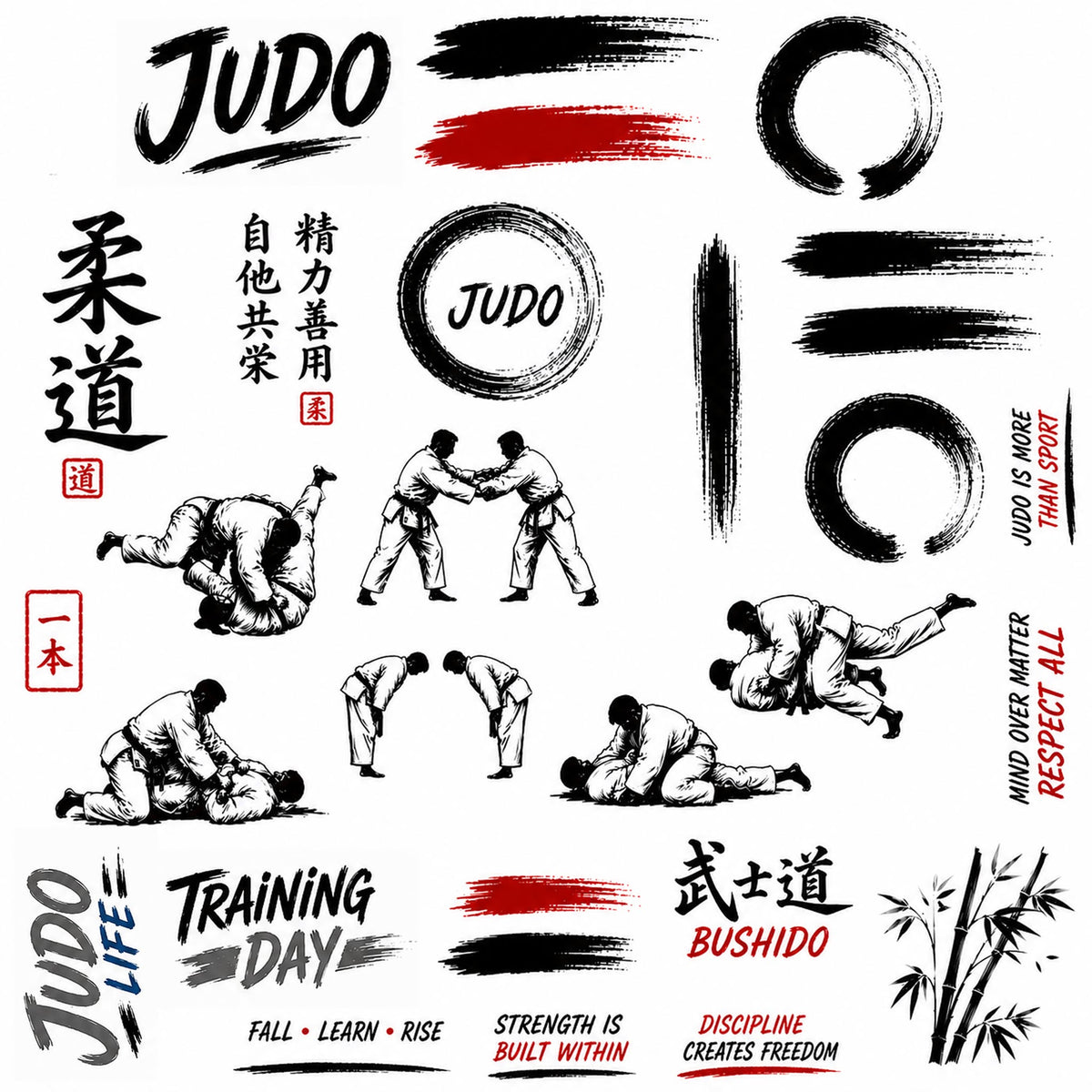 Prairie Paper Studio  - Fierce & Focused Judo Ephemera 4