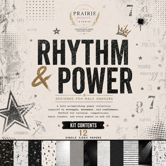 Prairie Paper Studio 12x12 Collection - Rythym & Power