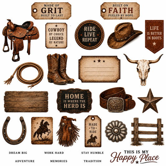 Prairie Paper Studio - Iron Spurs Ephemera 7
