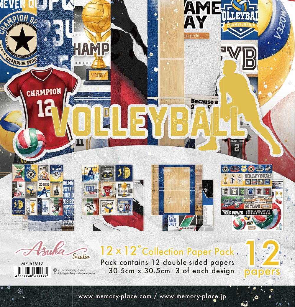 Volleyball 12x12 Collection Paper Pack