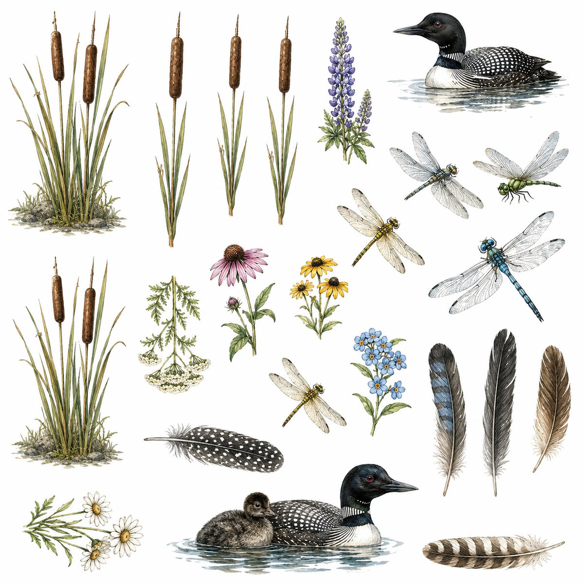 Prairie Paper Studio Lake Wanderer Ephemera 7