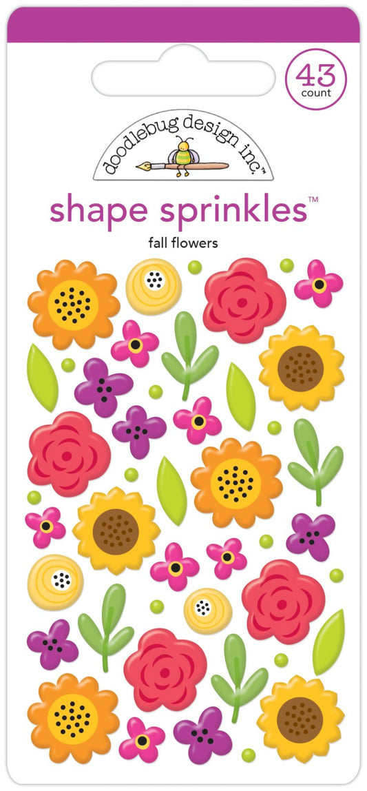 Shape Sprinkles - Fall Flowers