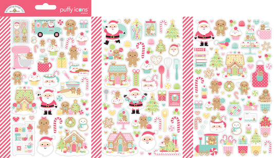 Doodlebug Gingerbread Kisses Mini Icons