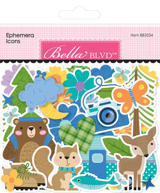 Bella Blvd Adventure Awaits Ephemera Icons