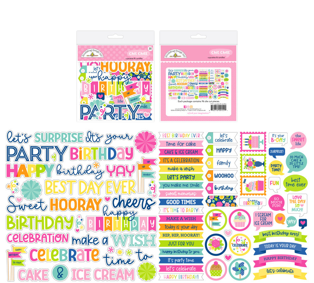 Doodlebug Design Inc. Cupcakes & Candles, Chit Chat