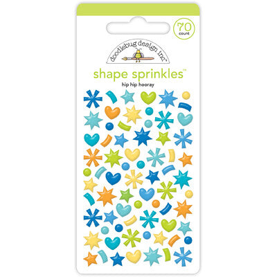 Doodlebug Design Inc. Shape Sprinkles - Hip Hip Hooray