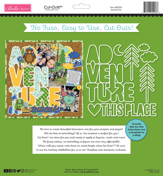 Bella Blvd - Cut-Outs - Adventure Awaits