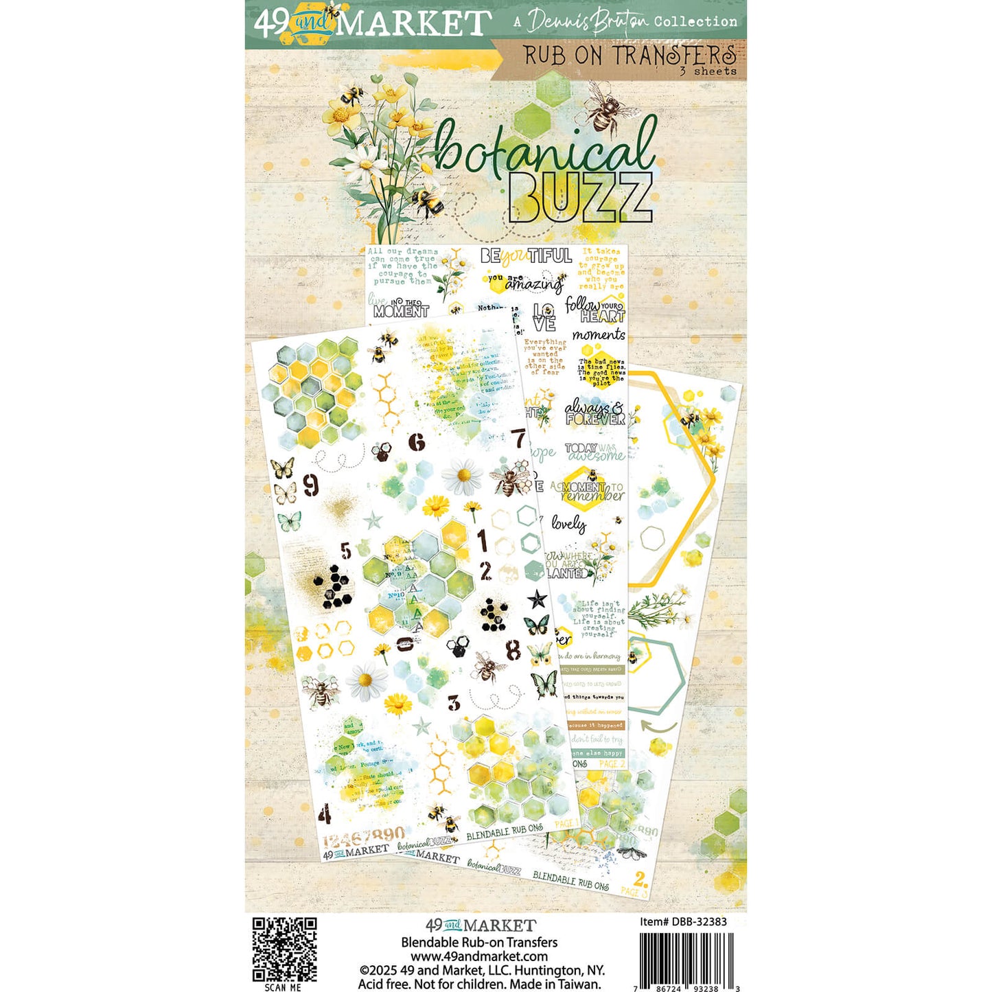 Botanical Buzz Rub on Transfers
