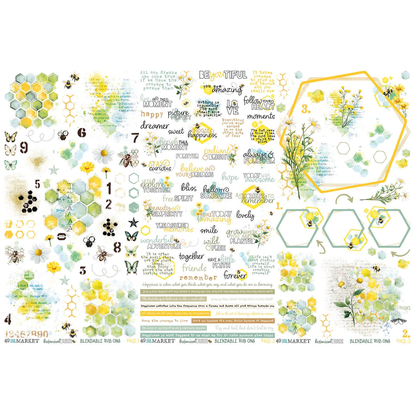 Botanical Buzz Rub on Transfers